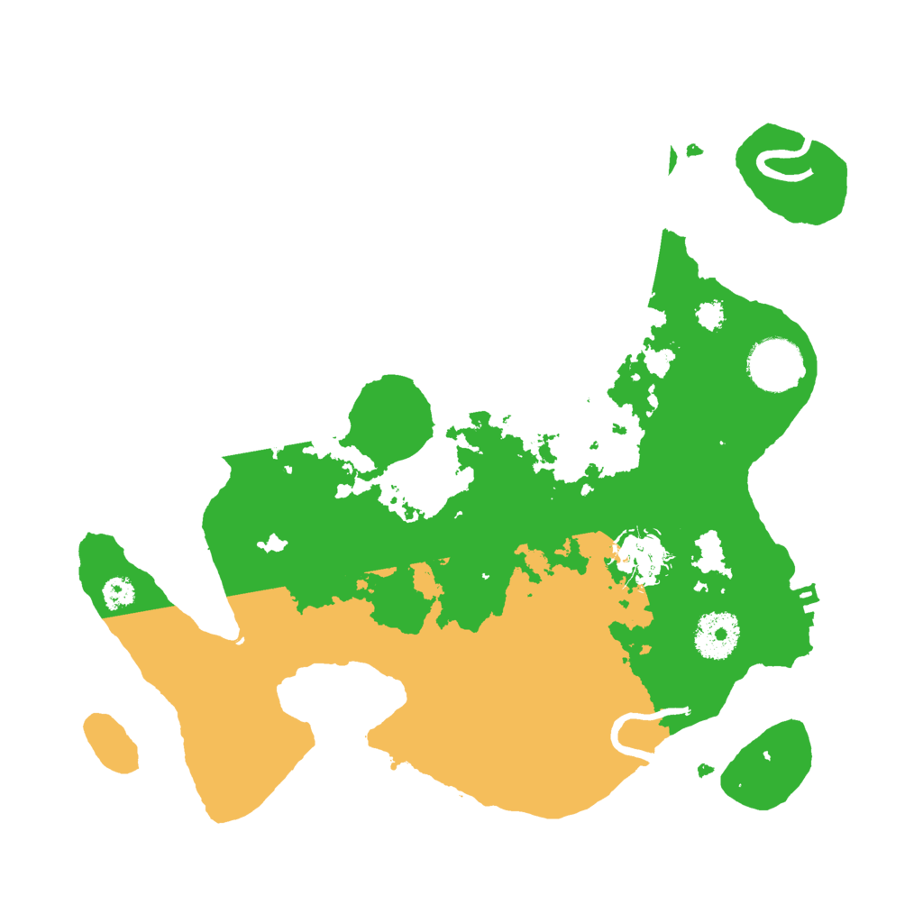 Biome Rust Map: Procedural Map, Size: 3000, Seed: 457745