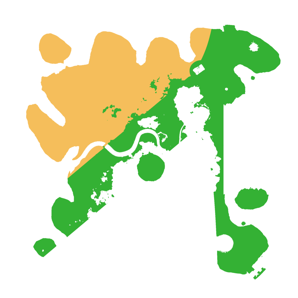 Biome Rust Map: Procedural Map, Size: 3000, Seed: 1191498241