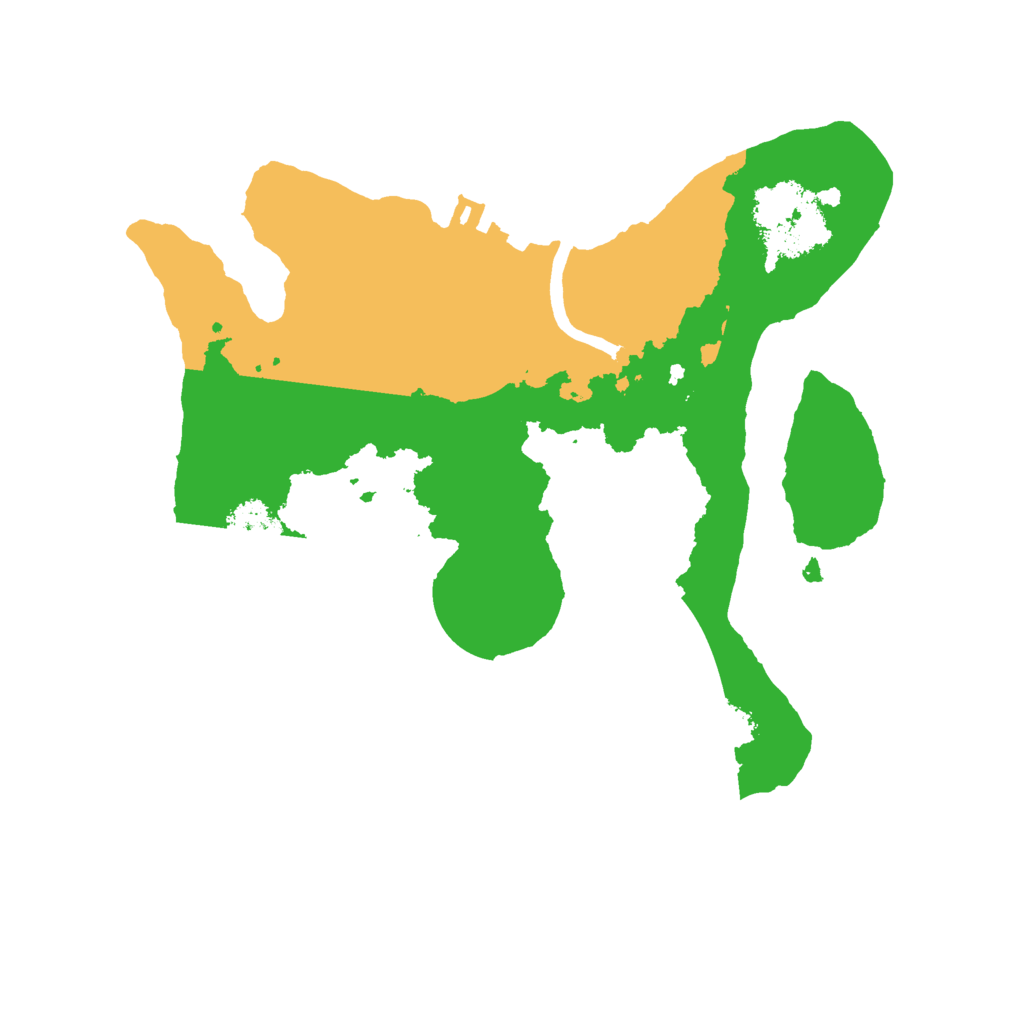 Biome Rust Map: Procedural Map, Size: 2222, Seed: 260123