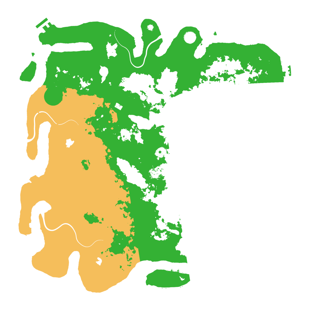 Biome Rust Map: Procedural Map, Size: 4500, Seed: 1031210945