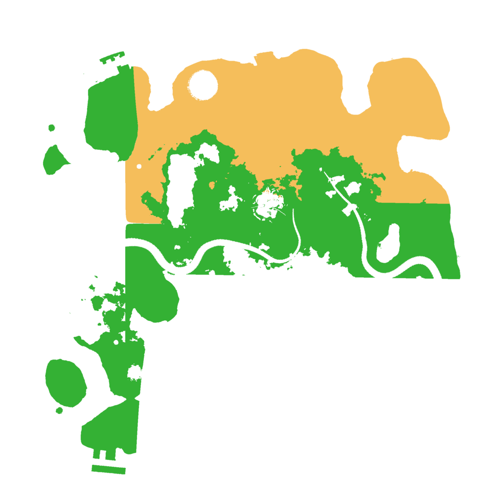 Biome Rust Map: Procedural Map, Size: 3000, Seed: 2769548