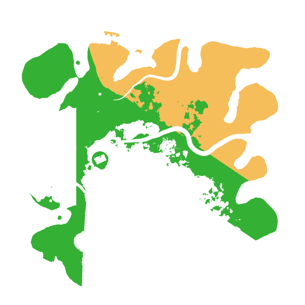 Biome Rust Map: Procedural Map, Size: 3000, Seed: 2027487881