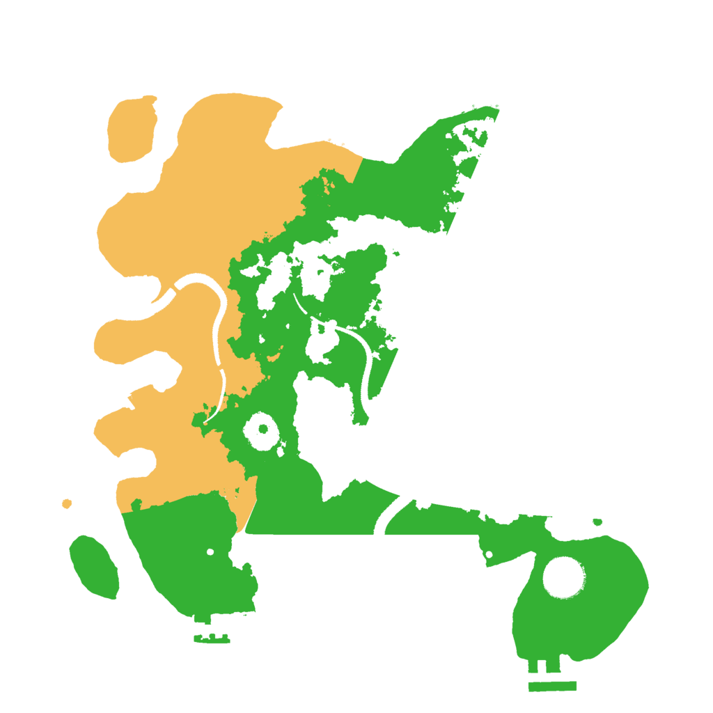 Biome Rust Map: Procedural Map, Size: 3000, Seed: 1875653164
