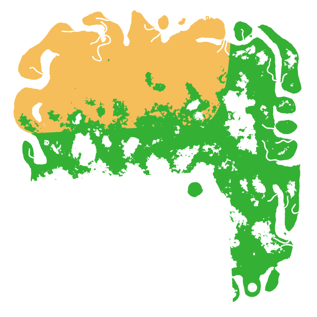 Biome Rust Map: Procedural Map, Size: 6000, Seed: 696