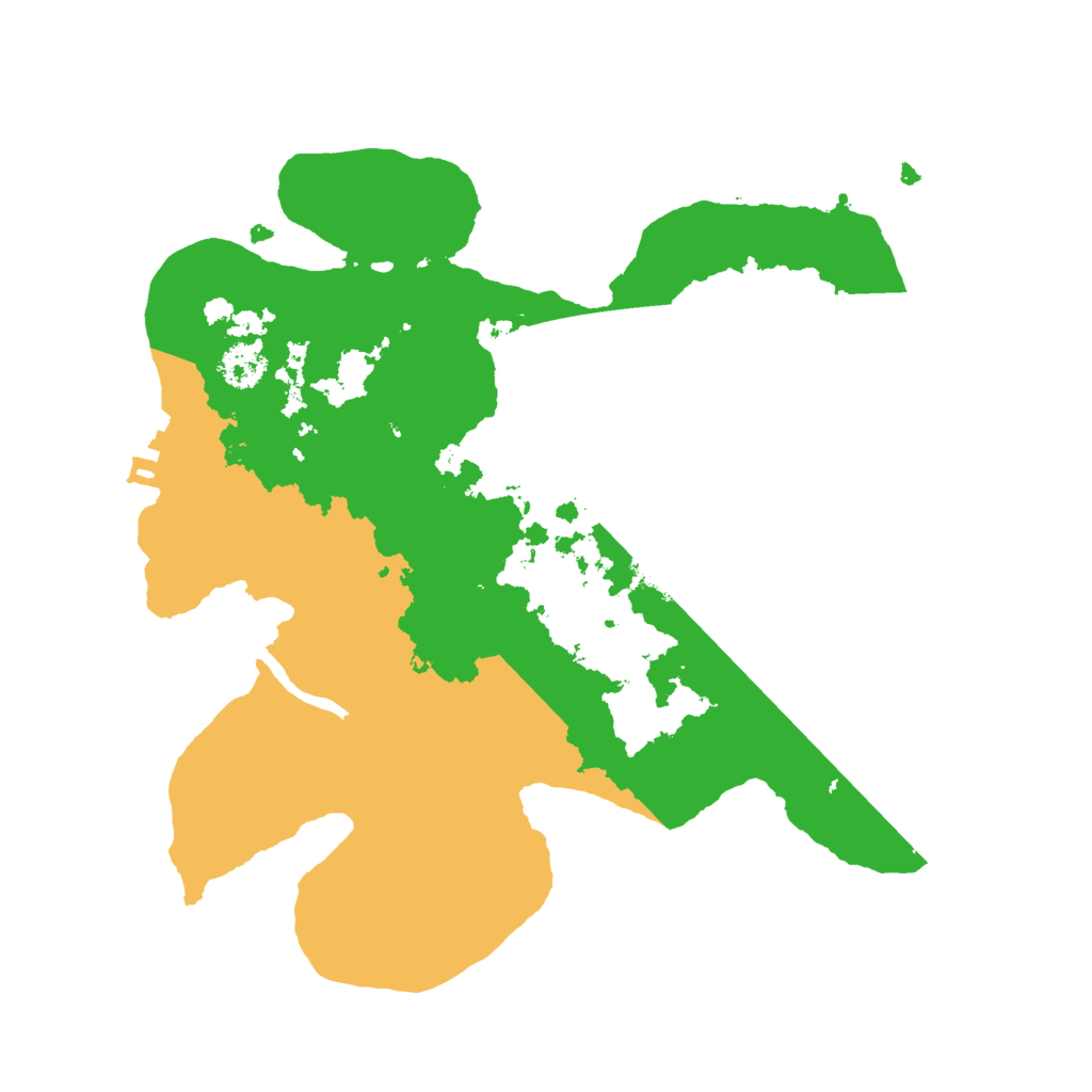 Biome Rust Map: Procedural Map, Size: 2500, Seed: 102461
