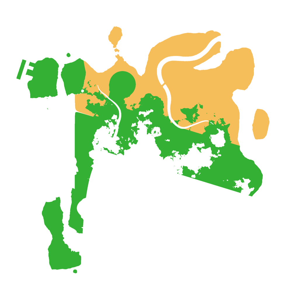 Biome Rust Map: Procedural Map, Size: 3000, Seed: 994992543