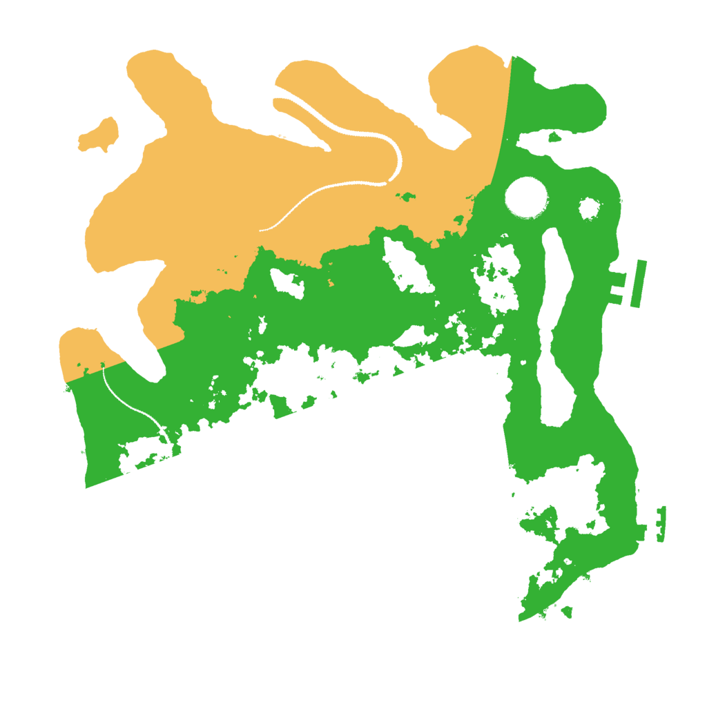 Biome Rust Map: Procedural Map, Size: 3000, Seed: 876177257