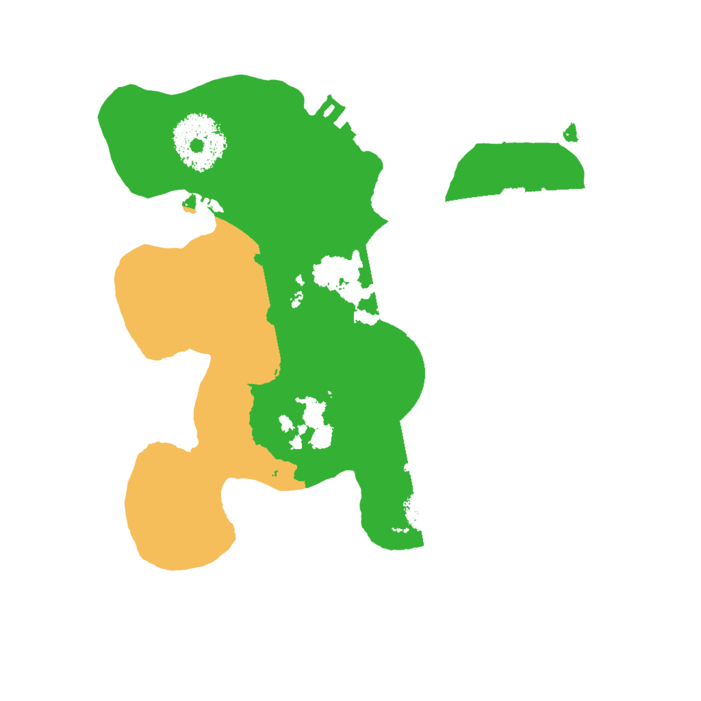 Biome Rust Map: Procedural Map, Size: 2000, Seed: 1838689491