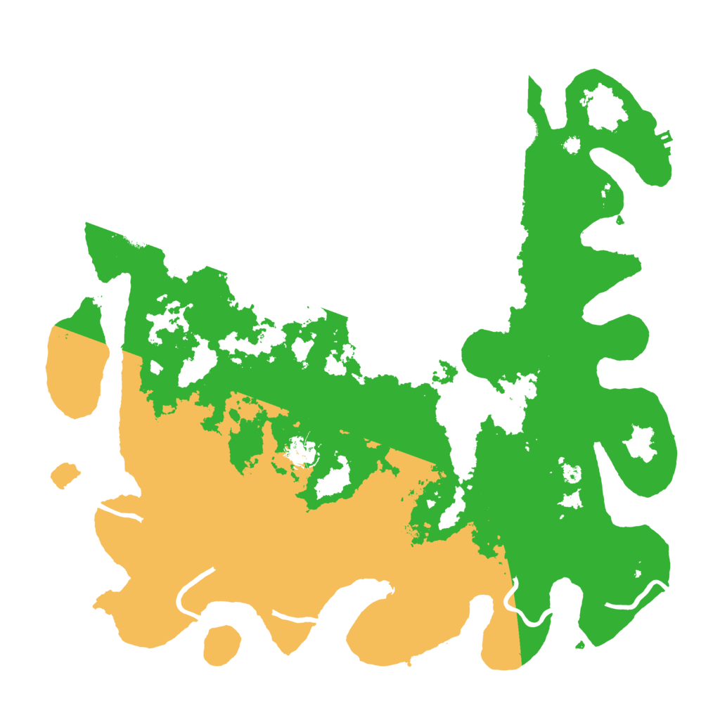 Biome Rust Map: Procedural Map, Size: 4000, Seed: 9453