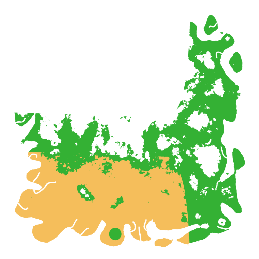 Biome Rust Map: Procedural Map, Size: 5500, Seed: 2062315446