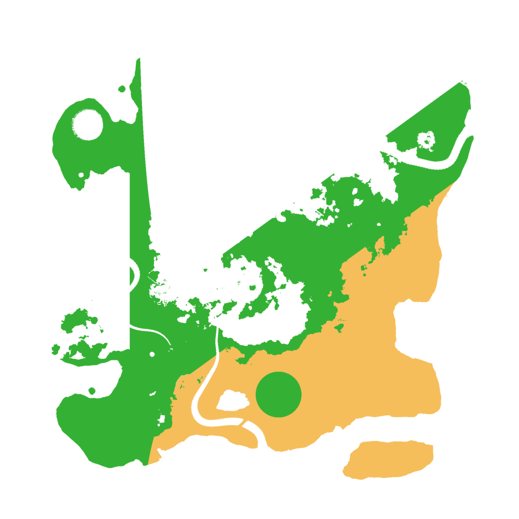 Biome Rust Map: Procedural Map, Size: 3000, Seed: 663984699