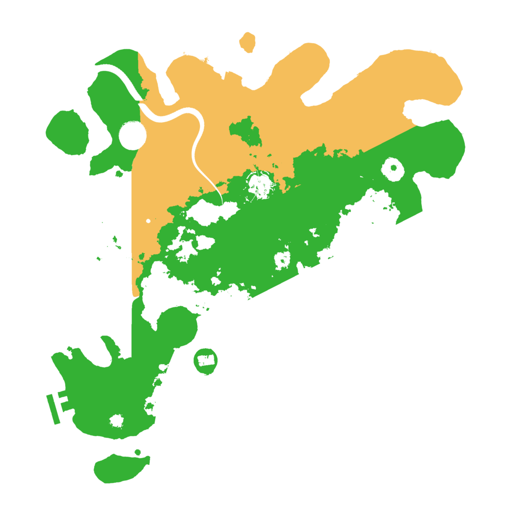 Biome Rust Map: Procedural Map, Size: 3500, Seed: 1758580289