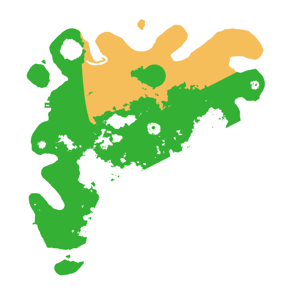 Biome Rust Map: Procedural Map, Size: 3500, Seed: 1758580289