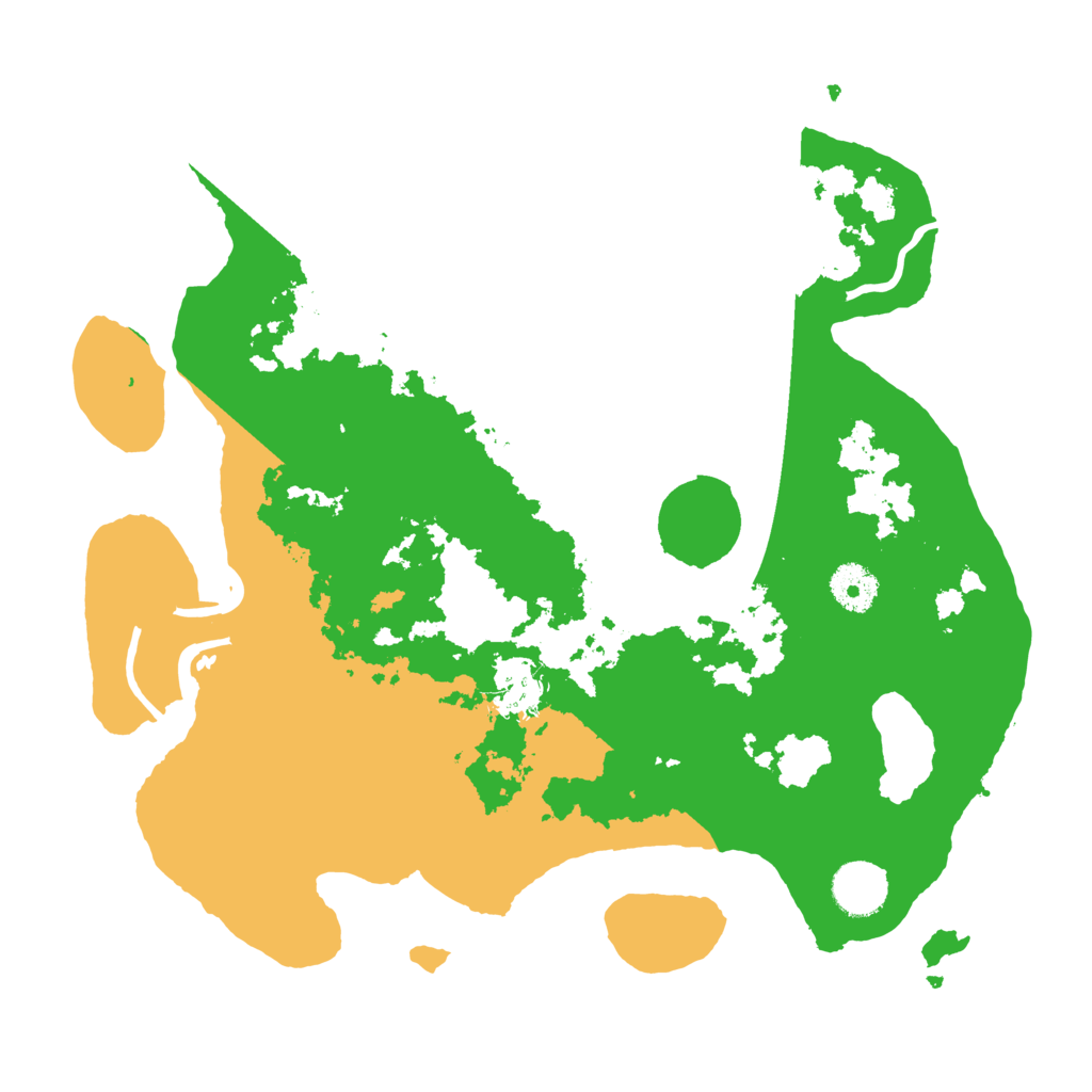 Biome Rust Map: Procedural Map, Size: 3500, Seed: 587