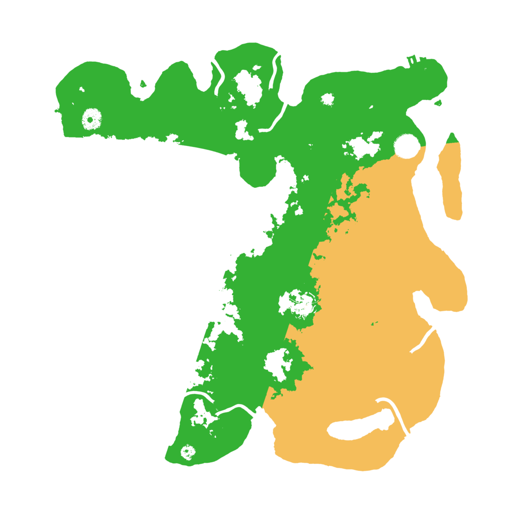 Biome Rust Map: Procedural Map, Size: 3700, Seed: 1983203170