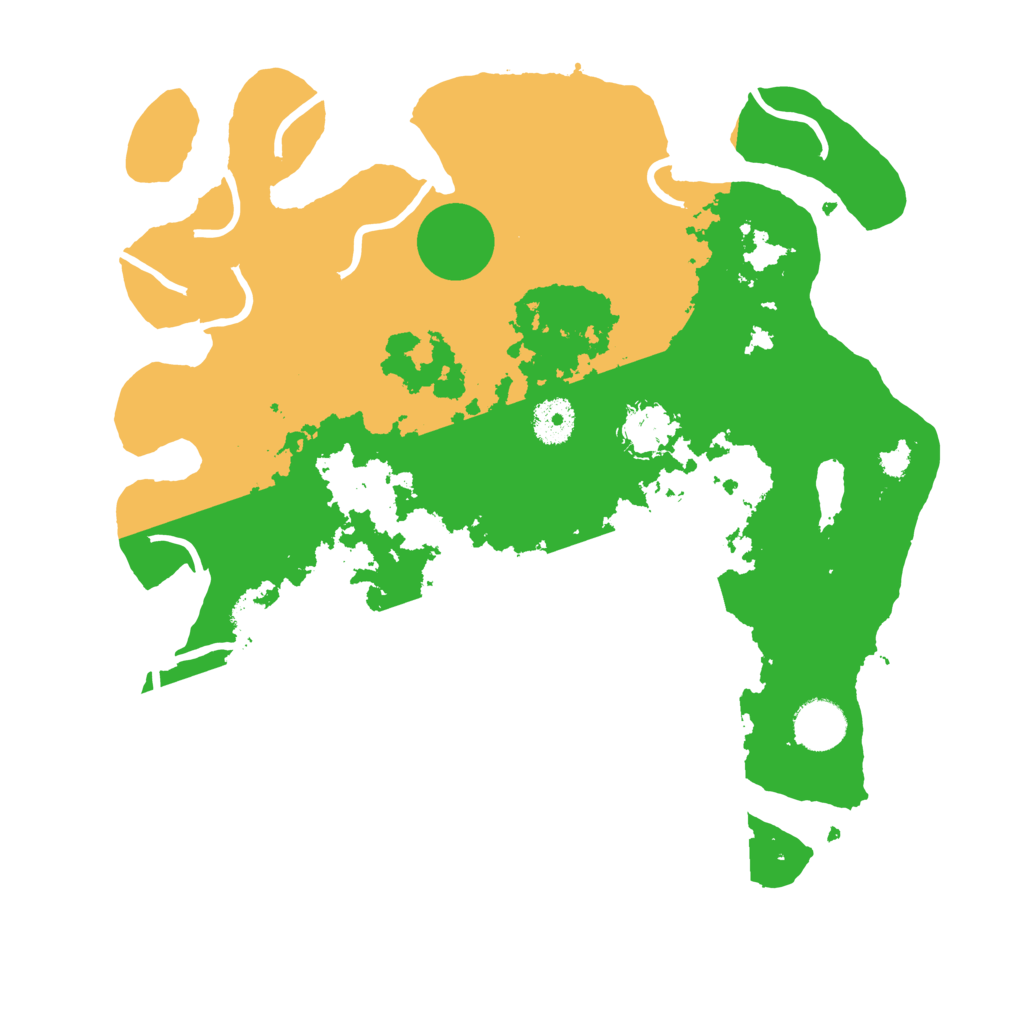 Biome Rust Map: Procedural Map, Size: 3500, Seed: 75699505