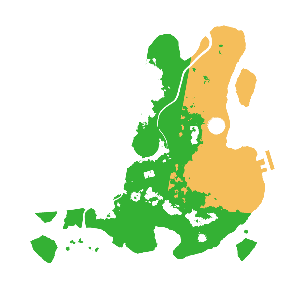 Biome Rust Map: Procedural Map, Size: 3000, Seed: 5174260