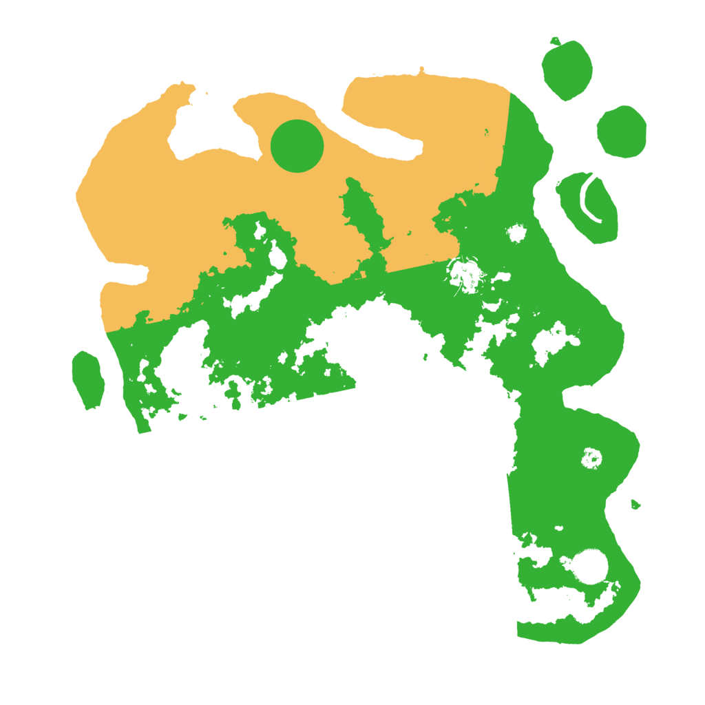 Biome Rust Map: Procedural Map, Size: 3500, Seed: 82614951