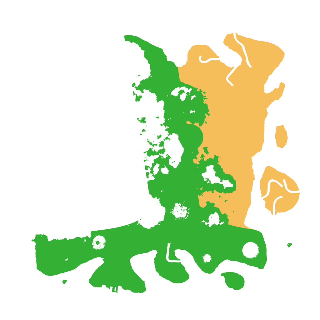 Biome Rust Map: Procedural Map, Size: 3500, Seed: 903061667