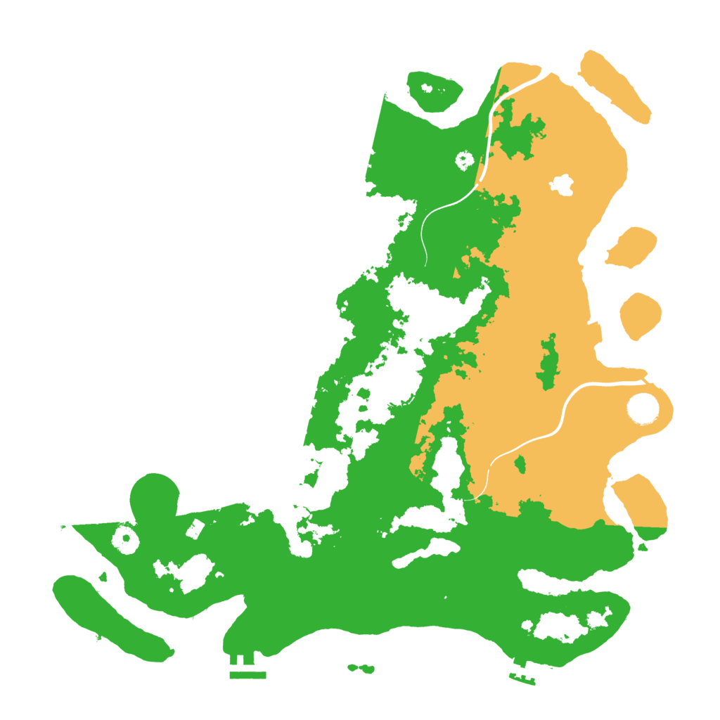 Biome Rust Map: Procedural Map, Size: 4000, Seed: 1981320349