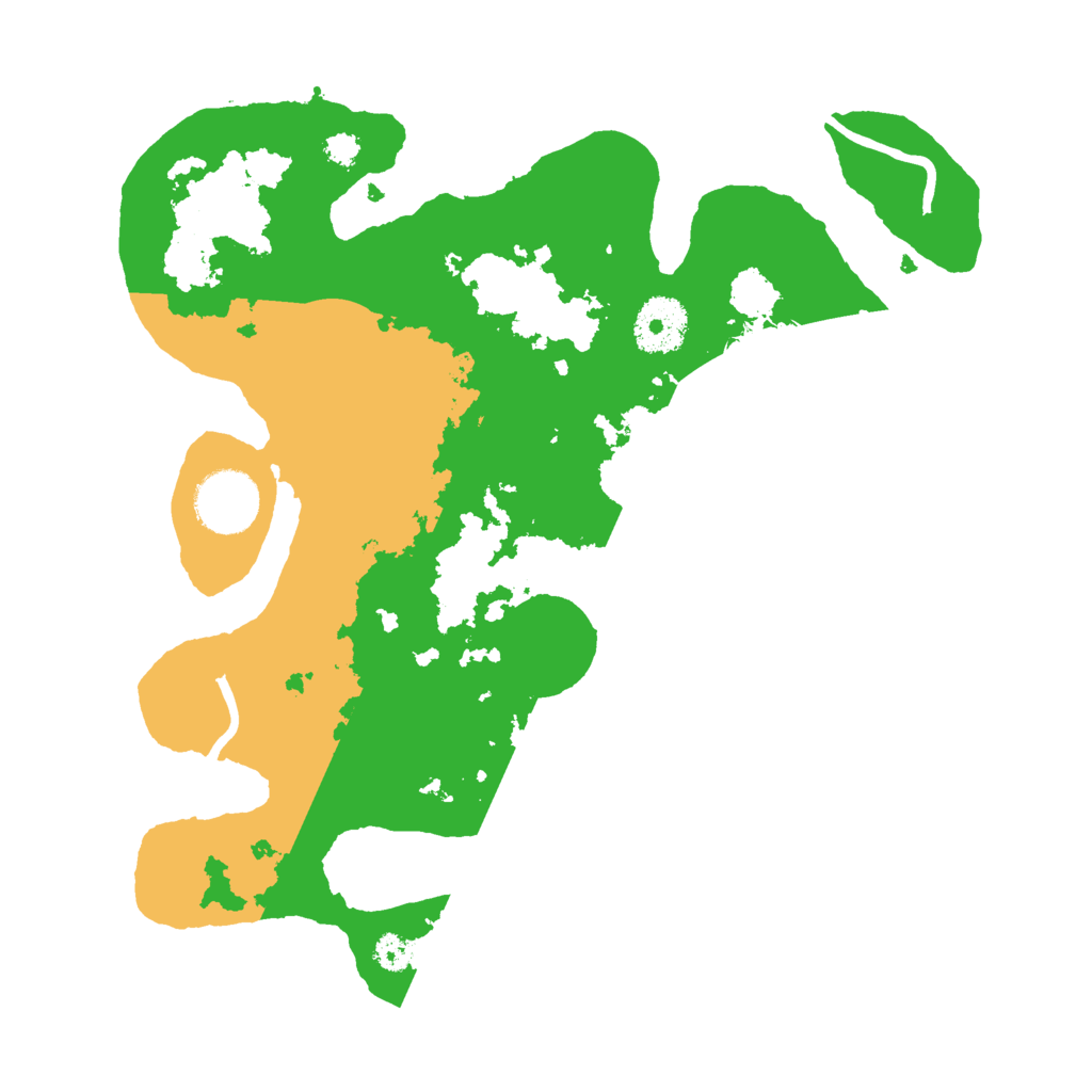Biome Rust Map: Procedural Map, Size: 3000, Seed: 464111