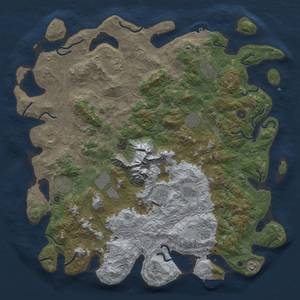 Thumbnail Rust Map: Procedural Map, Size: 5000, Seed: 80389954, 20 Monuments