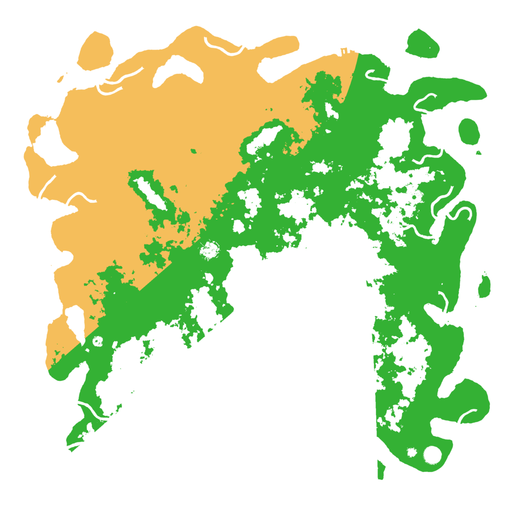 Biome Rust Map: Procedural Map, Size: 5000, Seed: 80389954