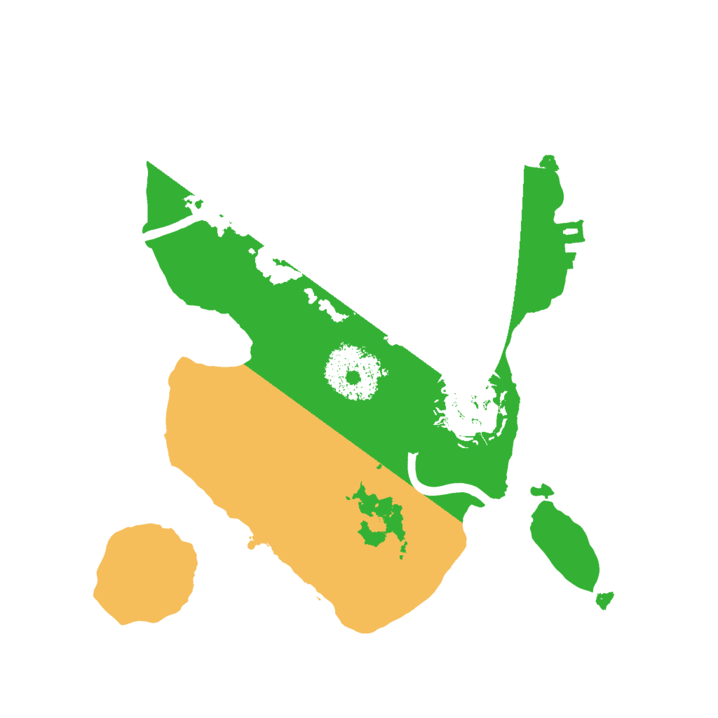 Biome Rust Map: Procedural Map, Size: 2000, Seed: 317745295