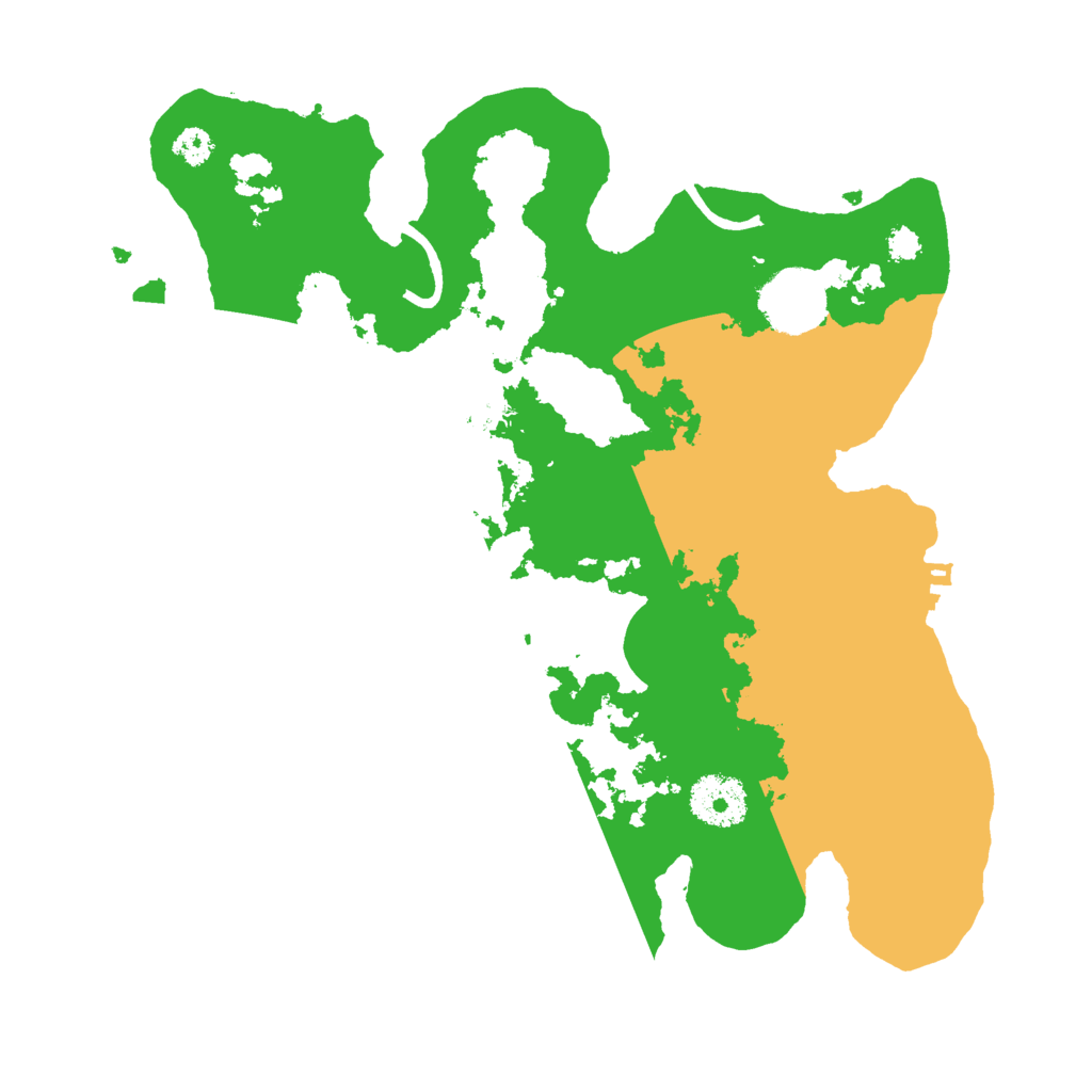 Biome Rust Map: Procedural Map, Size: 3000, Seed: 934736