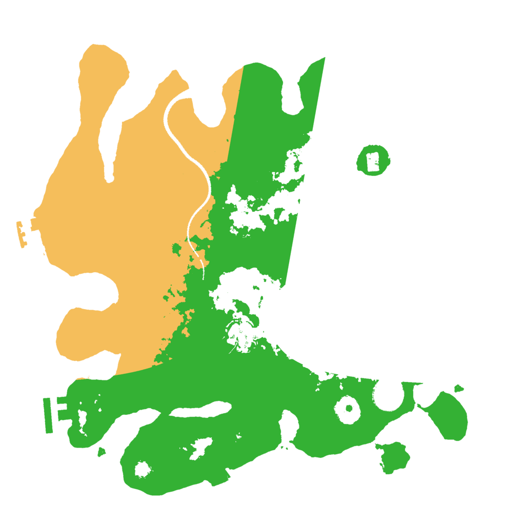 Biome Rust Map: Procedural Map, Size: 3000, Seed: 21184