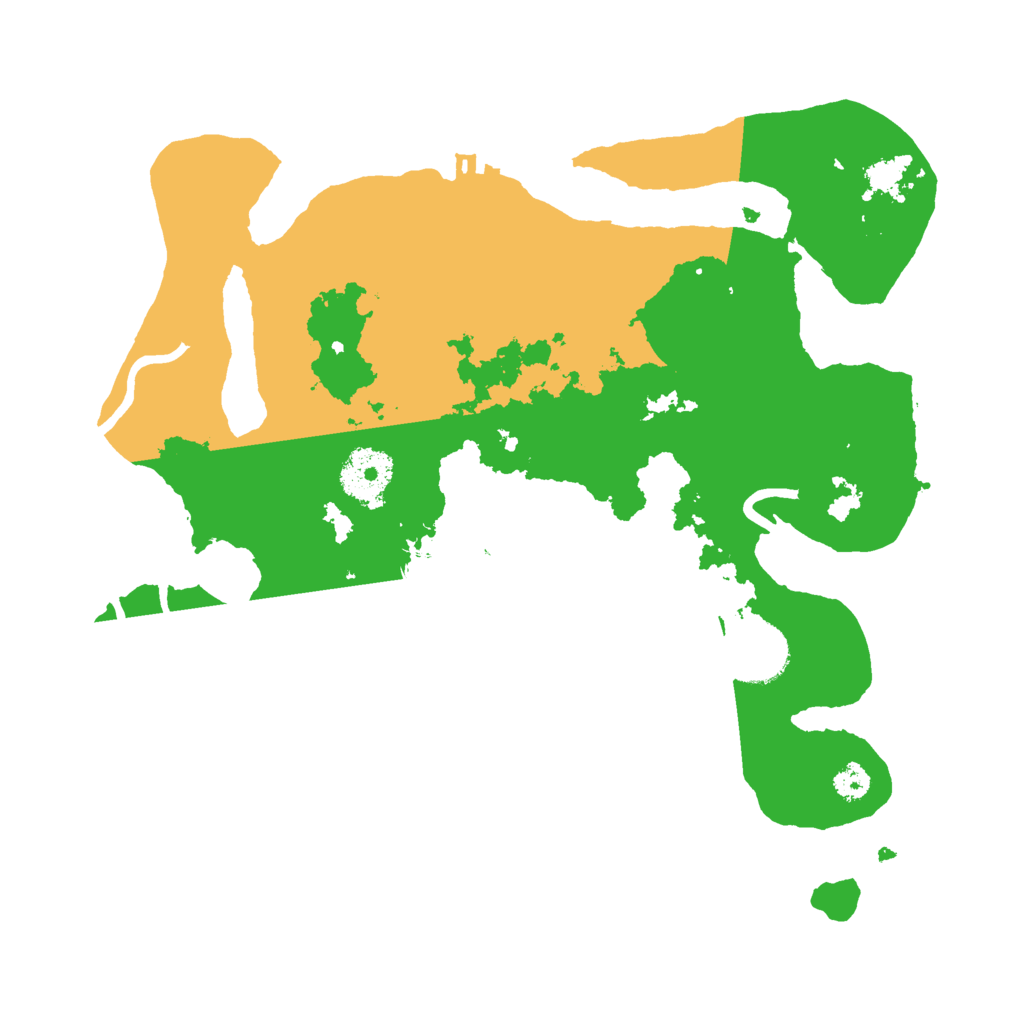 Biome Rust Map: Procedural Map, Size: 3000, Seed: 772972