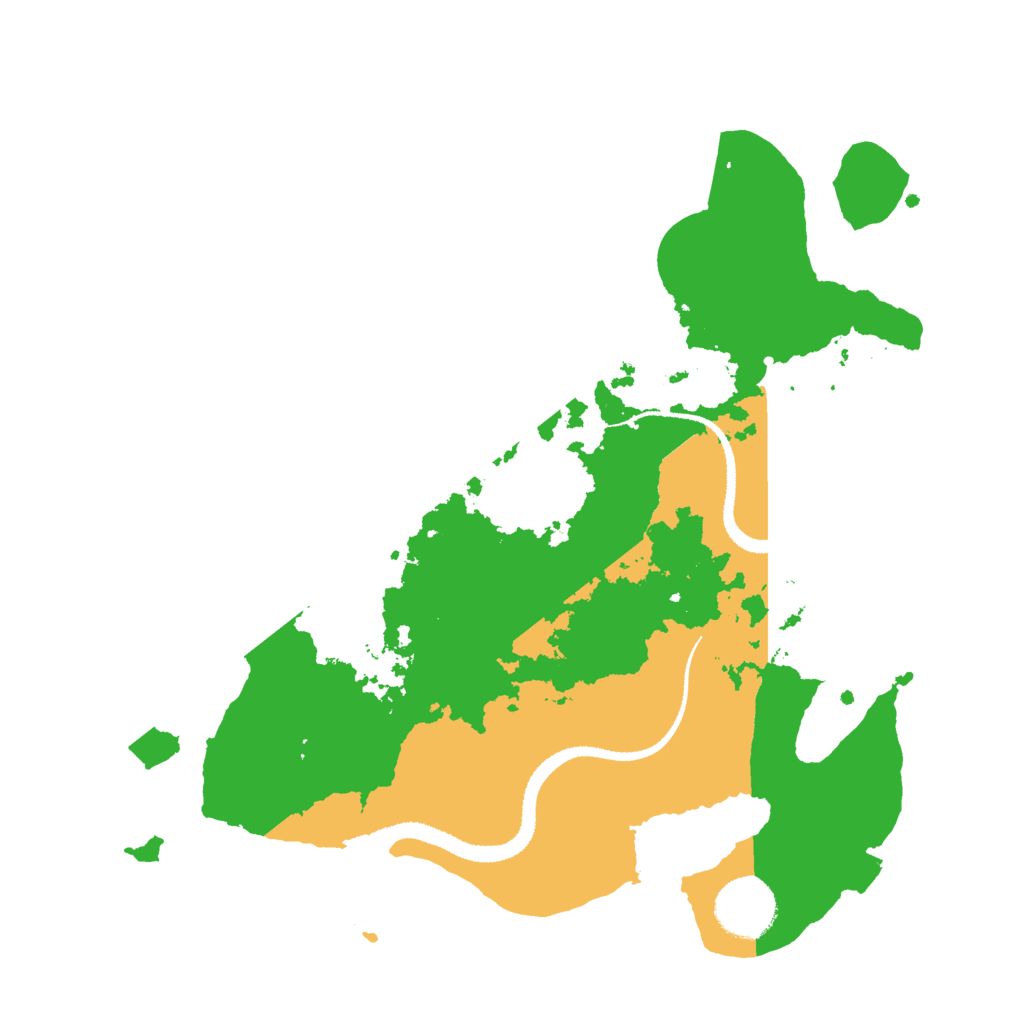 Biome Rust Map: Procedural Map, Size: 3000, Seed: 32146