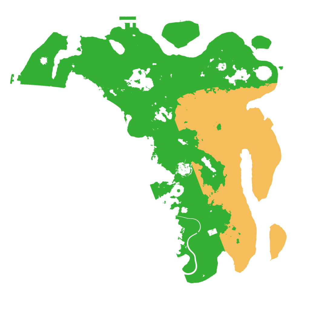 Biome Rust Map: Procedural Map, Size: 3800, Seed: 1098096361