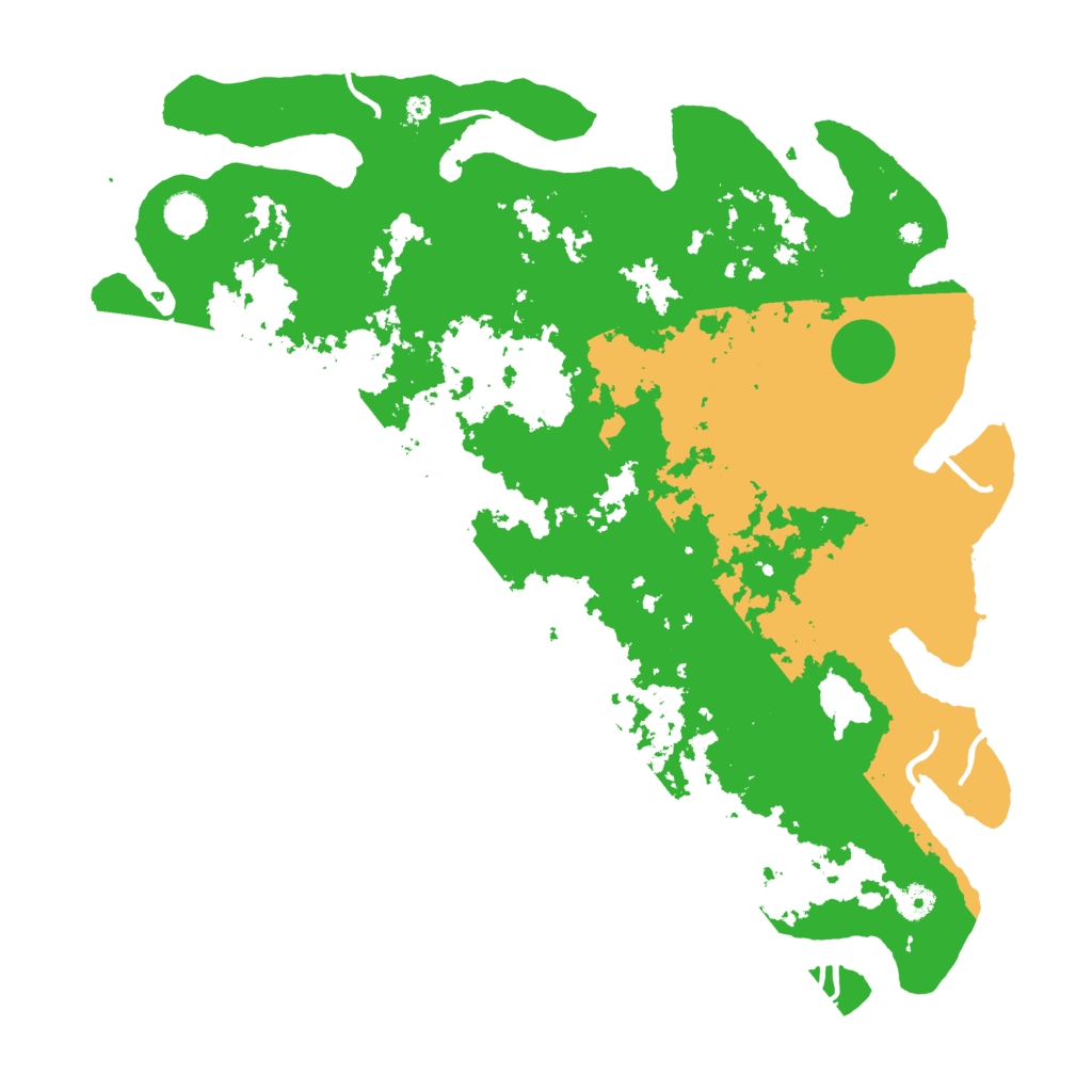 Biome Rust Map: Procedural Map, Size: 4500, Seed: 1962968612