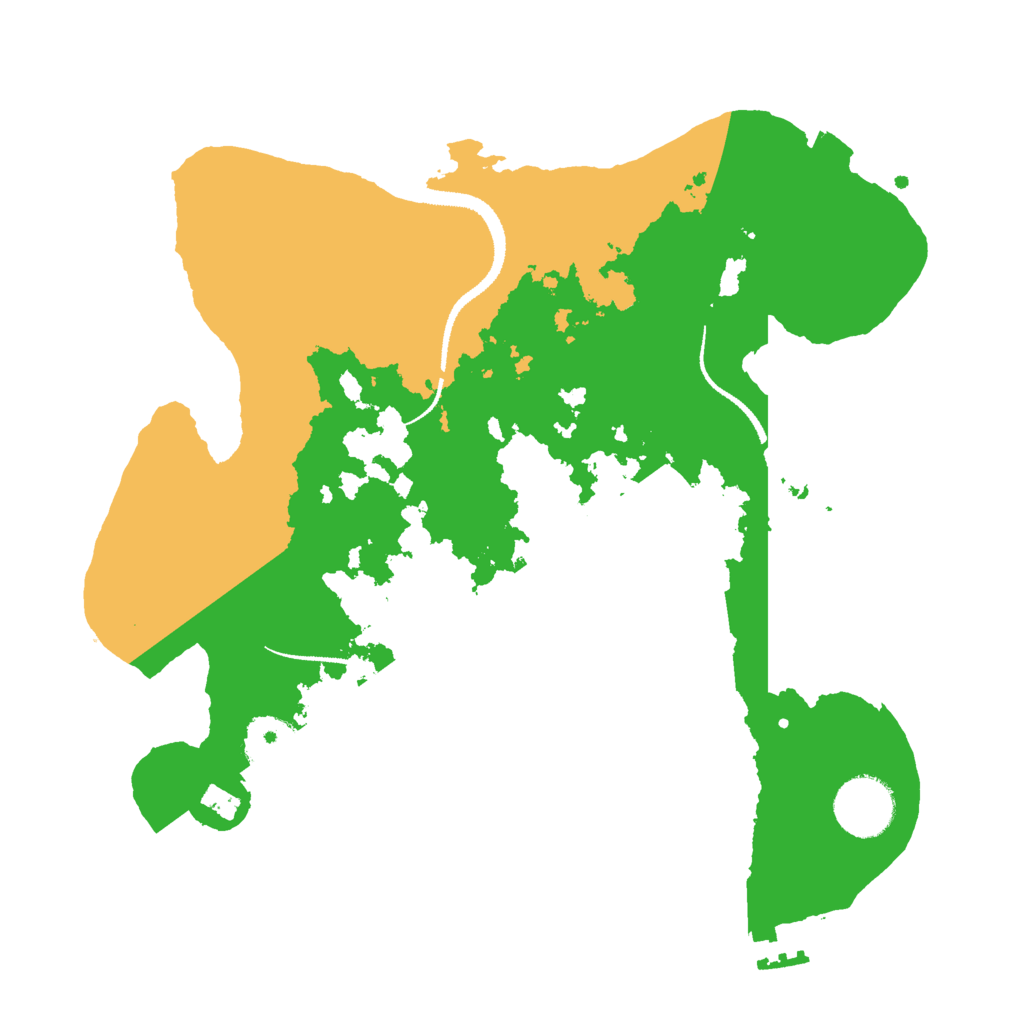 Biome Rust Map: Procedural Map, Size: 3000, Seed: 594319531