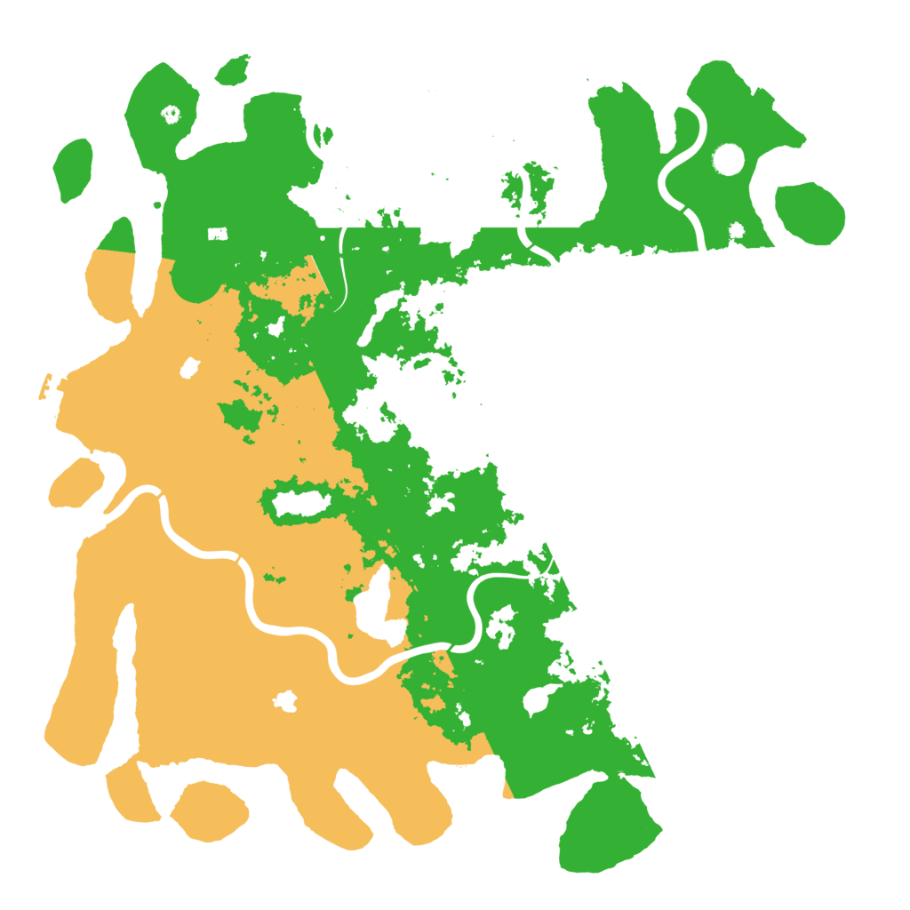 Biome Rust Map: Procedural Map, Size: 5000, Seed: 2025328996