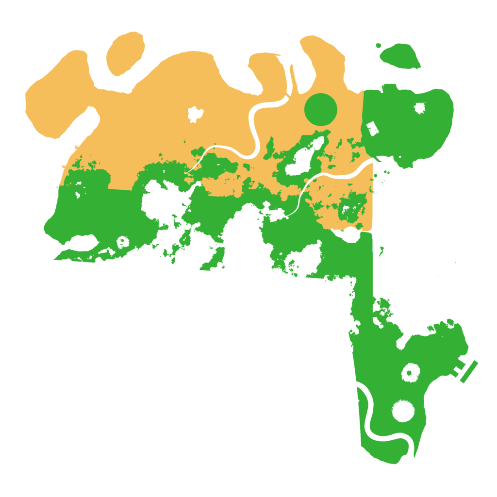 Biome Rust Map: Procedural Map, Size: 4000, Seed: 221975