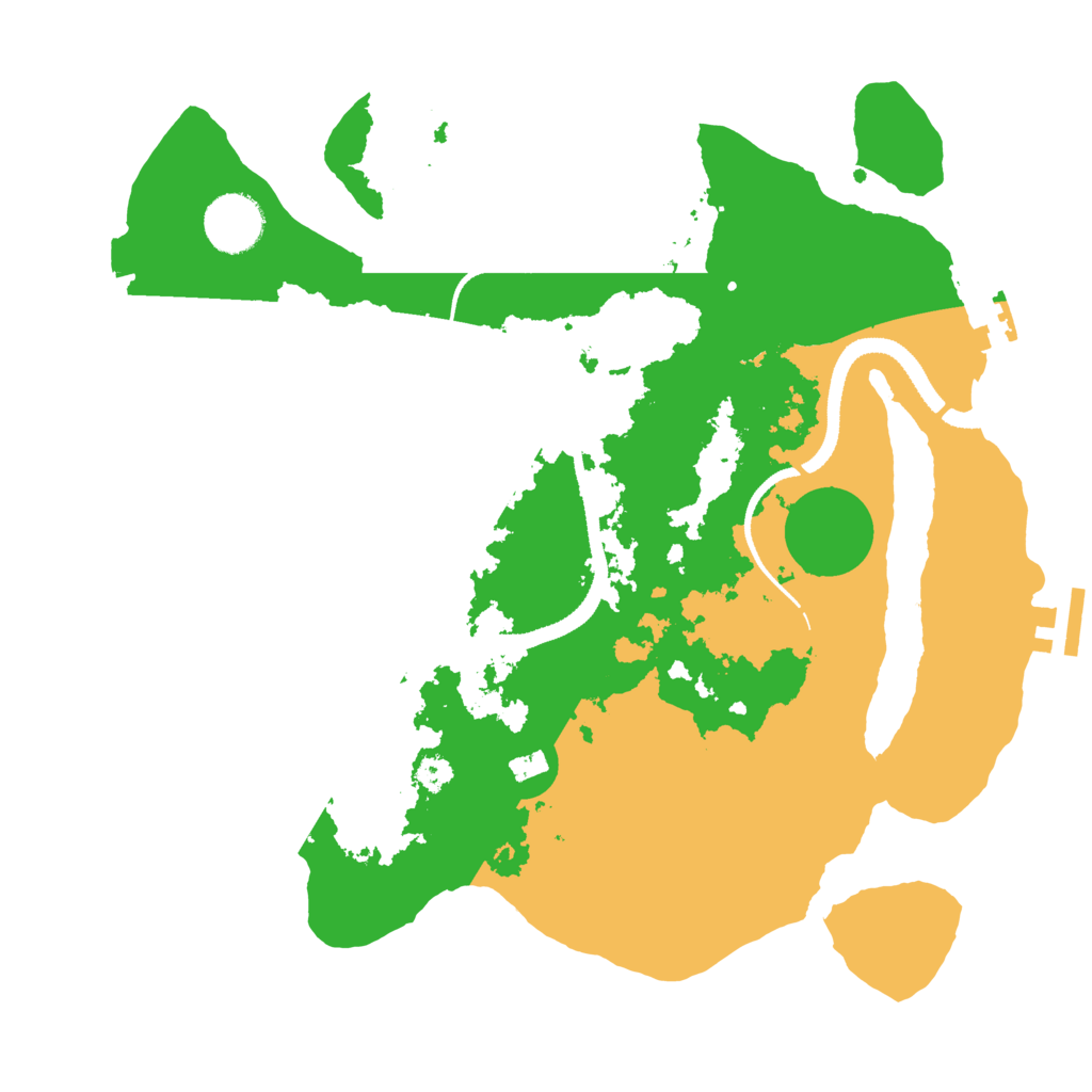 Biome Rust Map: Procedural Map, Size: 3250, Seed: 263353370