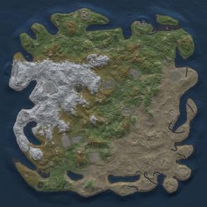 Thumbnail Rust Map: Procedural Map, Size: 4800, Seed: 1320317229, 20 Monuments