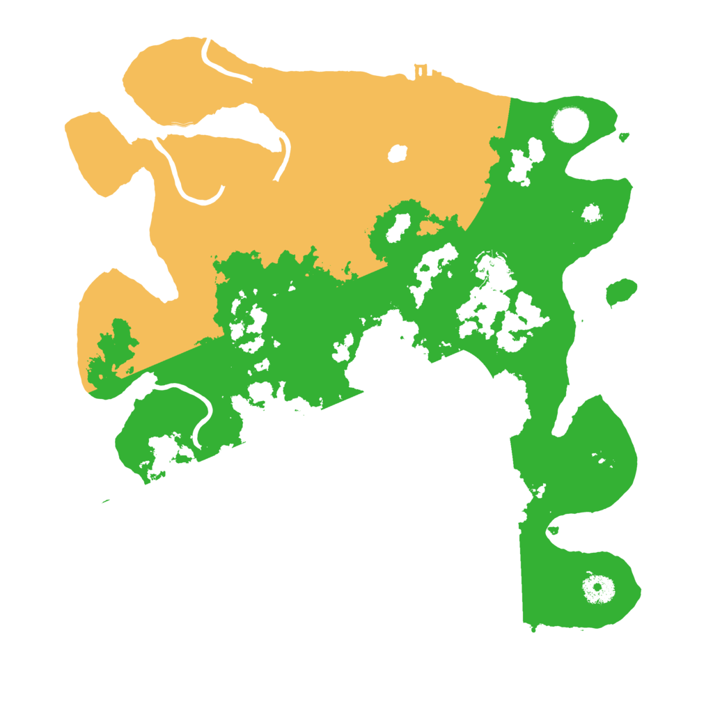 Biome Rust Map: Procedural Map, Size: 3500, Seed: 767147004