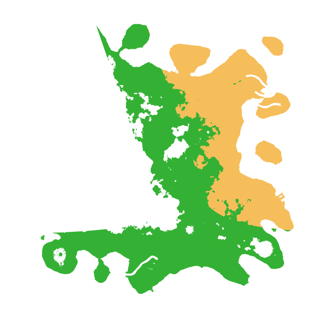 Biome Rust Map: Procedural Map, Size: 3500, Seed: 1577991367