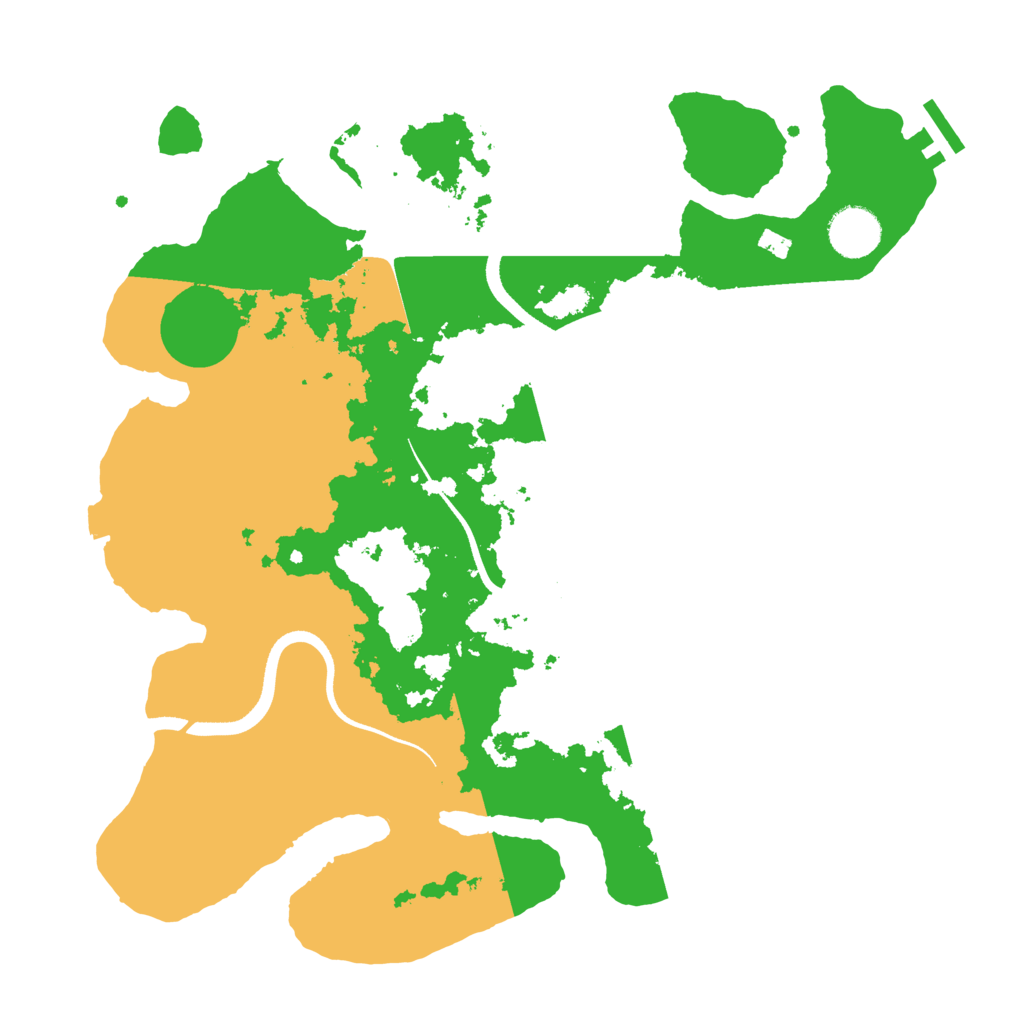 Biome Rust Map: Procedural Map, Size: 3500, Seed: 836429199