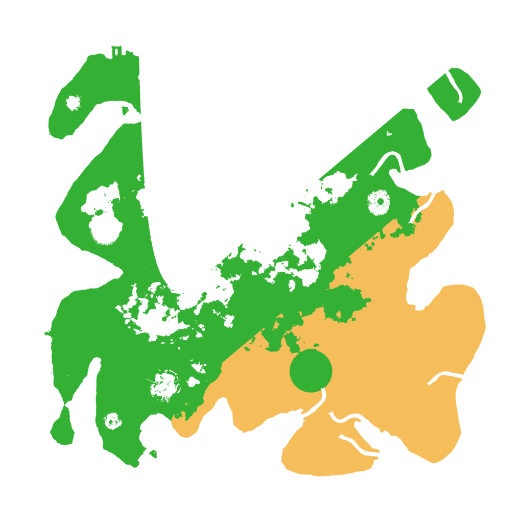 Biome Rust Map: Procedural Map, Size: 3250, Seed: 405545400