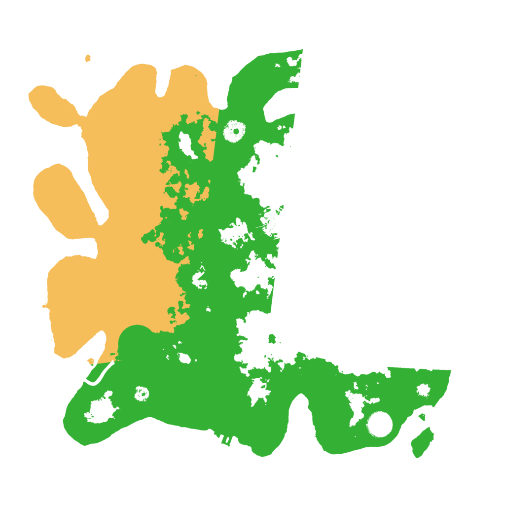 Biome Rust Map: Procedural Map, Size: 3500, Seed: 231385022