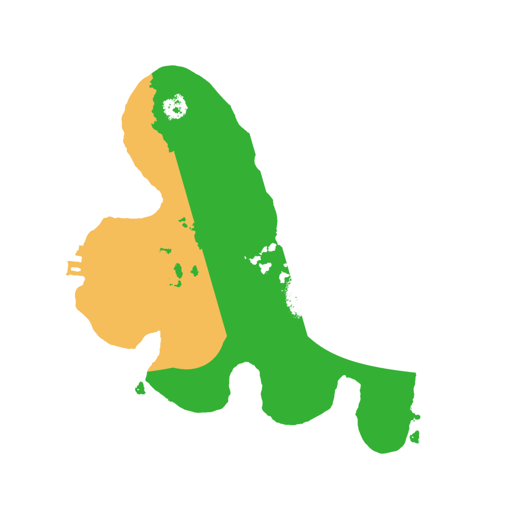 Biome Rust Map: Procedural Map, Size: 2200, Seed: 1515505043