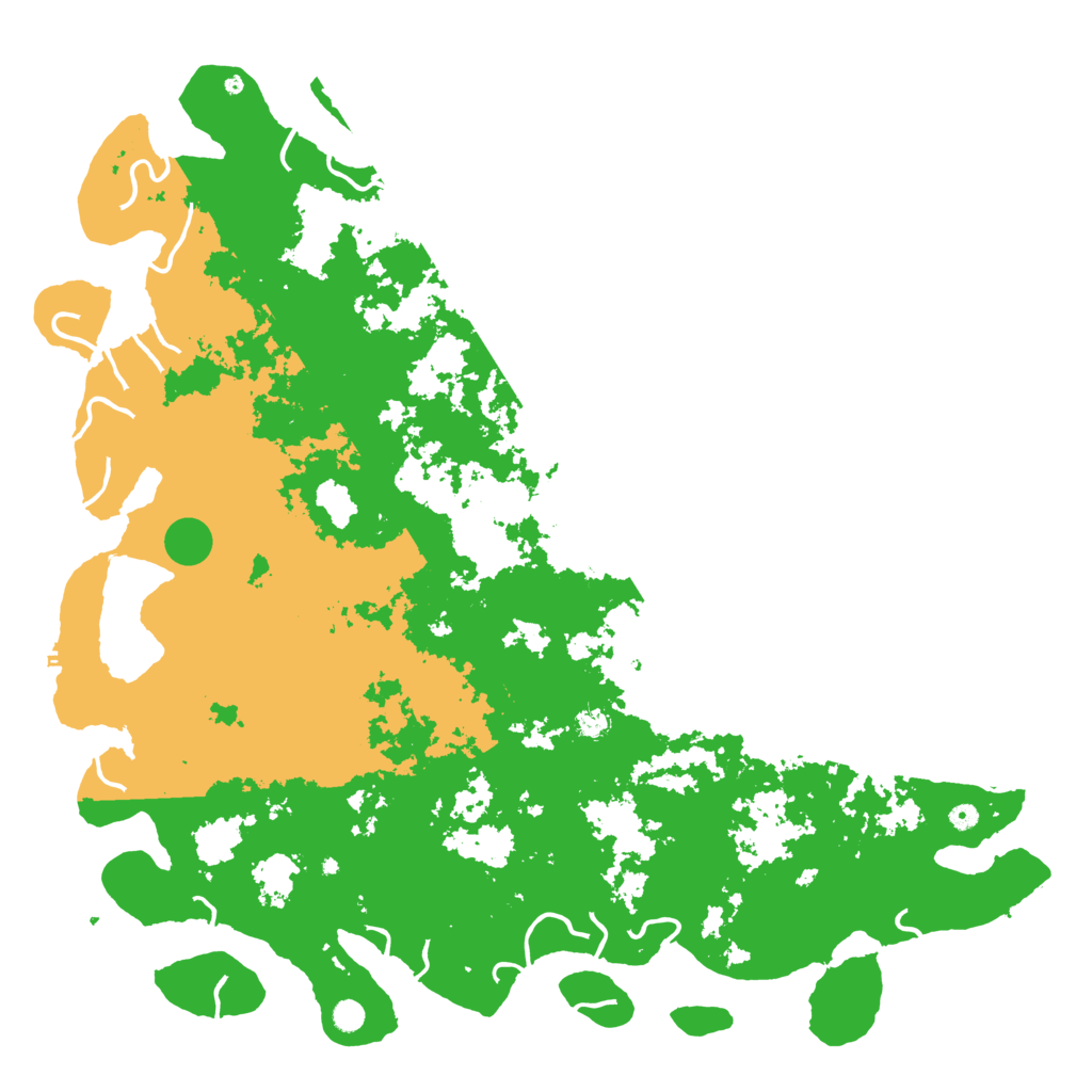 Biome Rust Map: Procedural Map, Size: 6000, Seed: 554985636