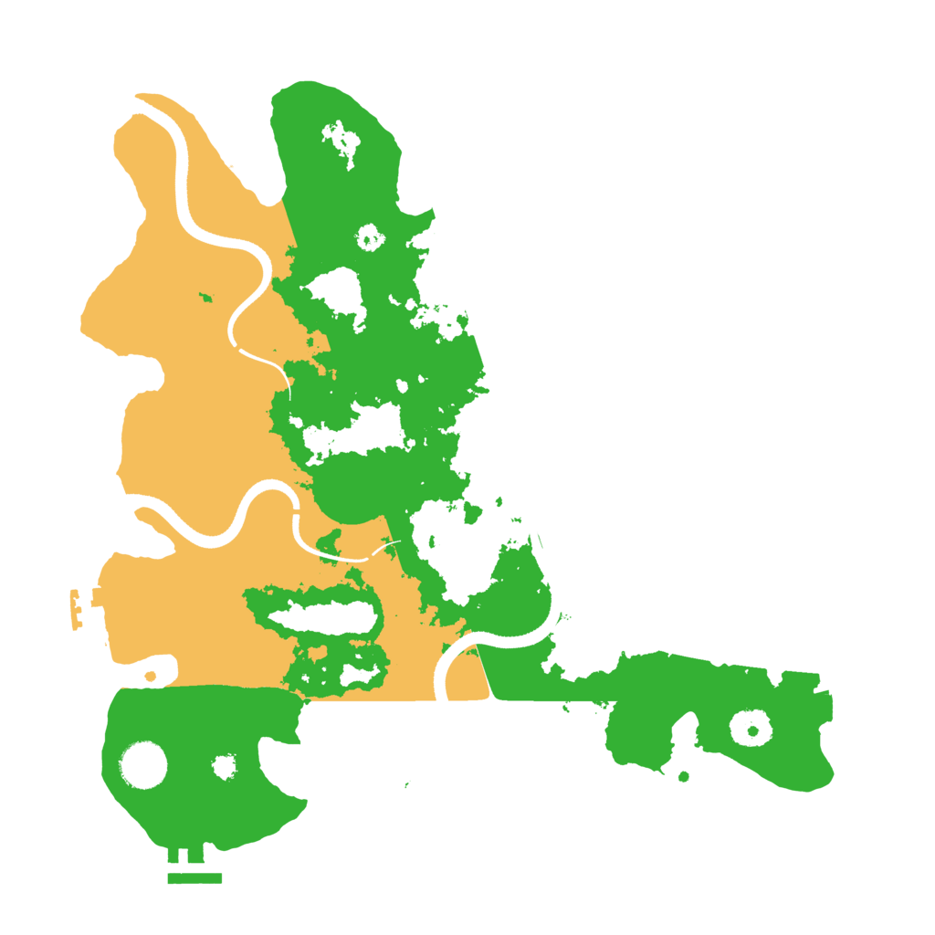 Biome Rust Map: Procedural Map, Size: 3500, Seed: 1772319693