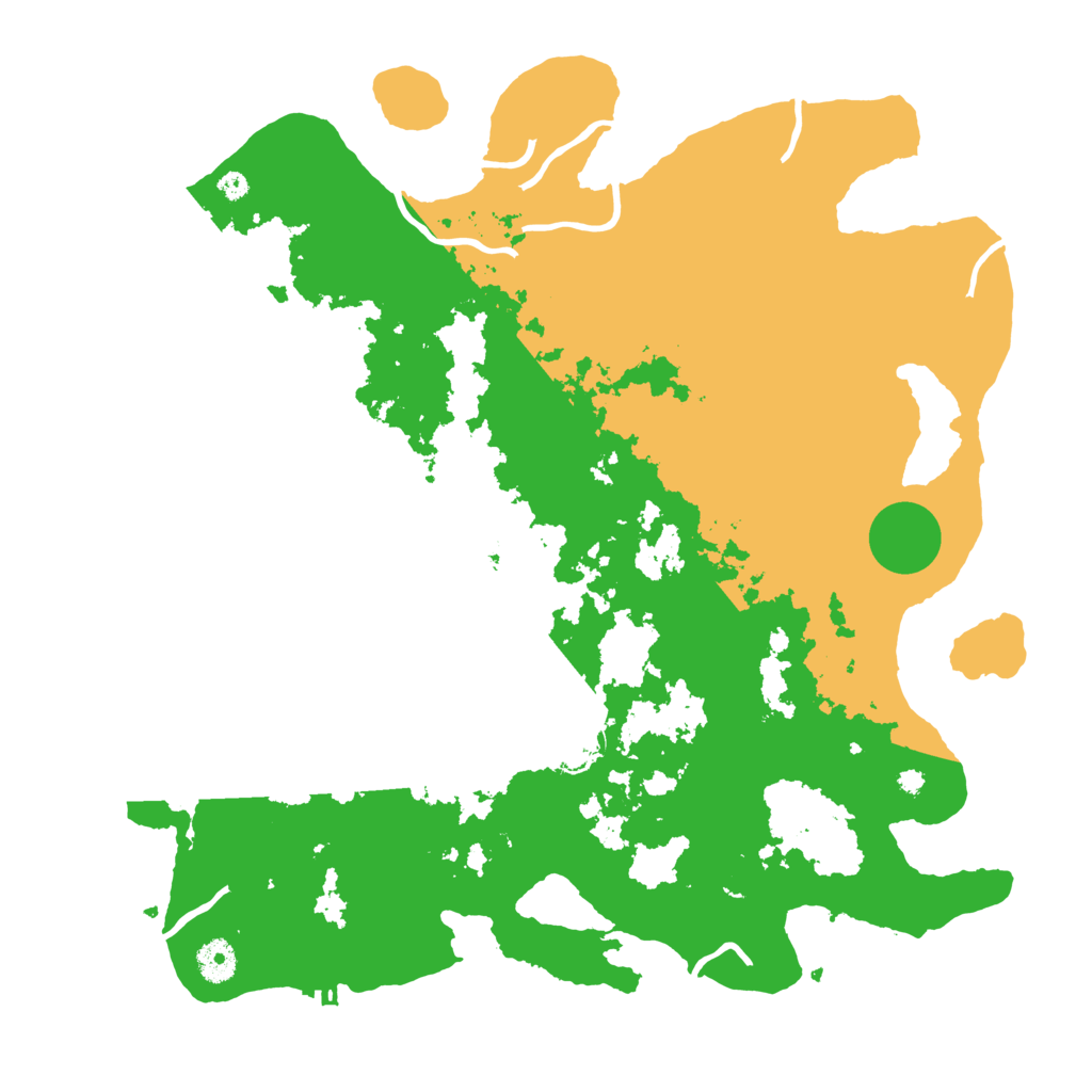 Biome Rust Map: Procedural Map, Size: 4000, Seed: 625361