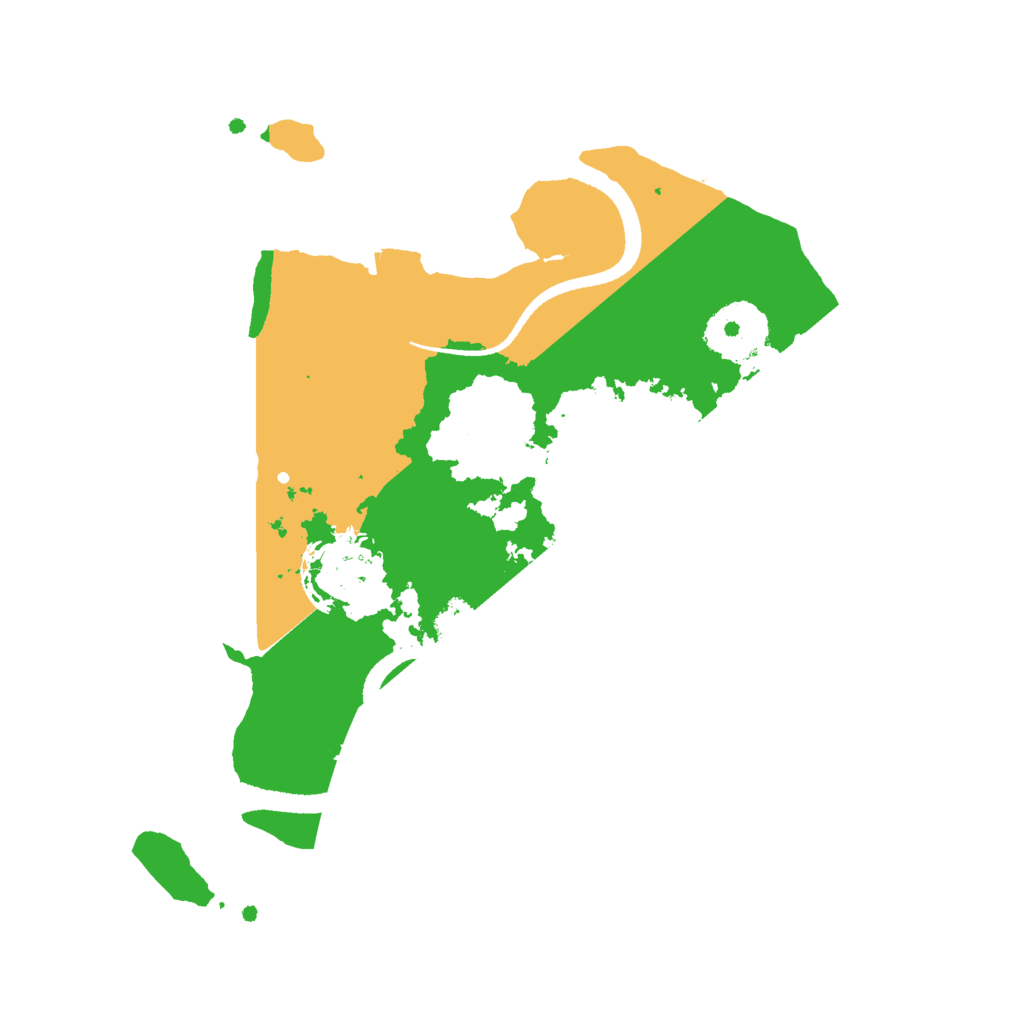 Biome Rust Map: Procedural Map, Size: 2600, Seed: 2556256