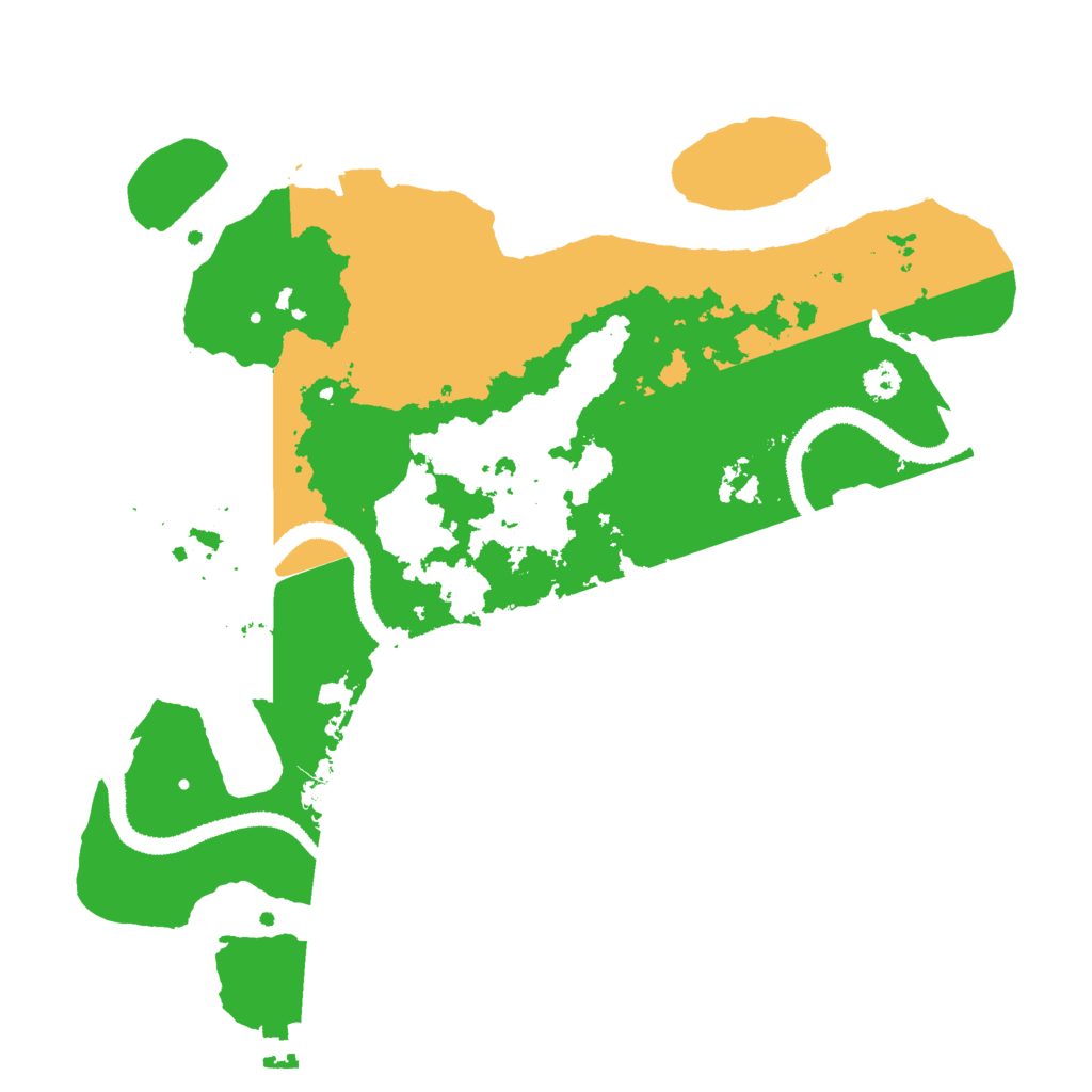 Biome Rust Map: Procedural Map, Size: 3000, Seed: 34571236